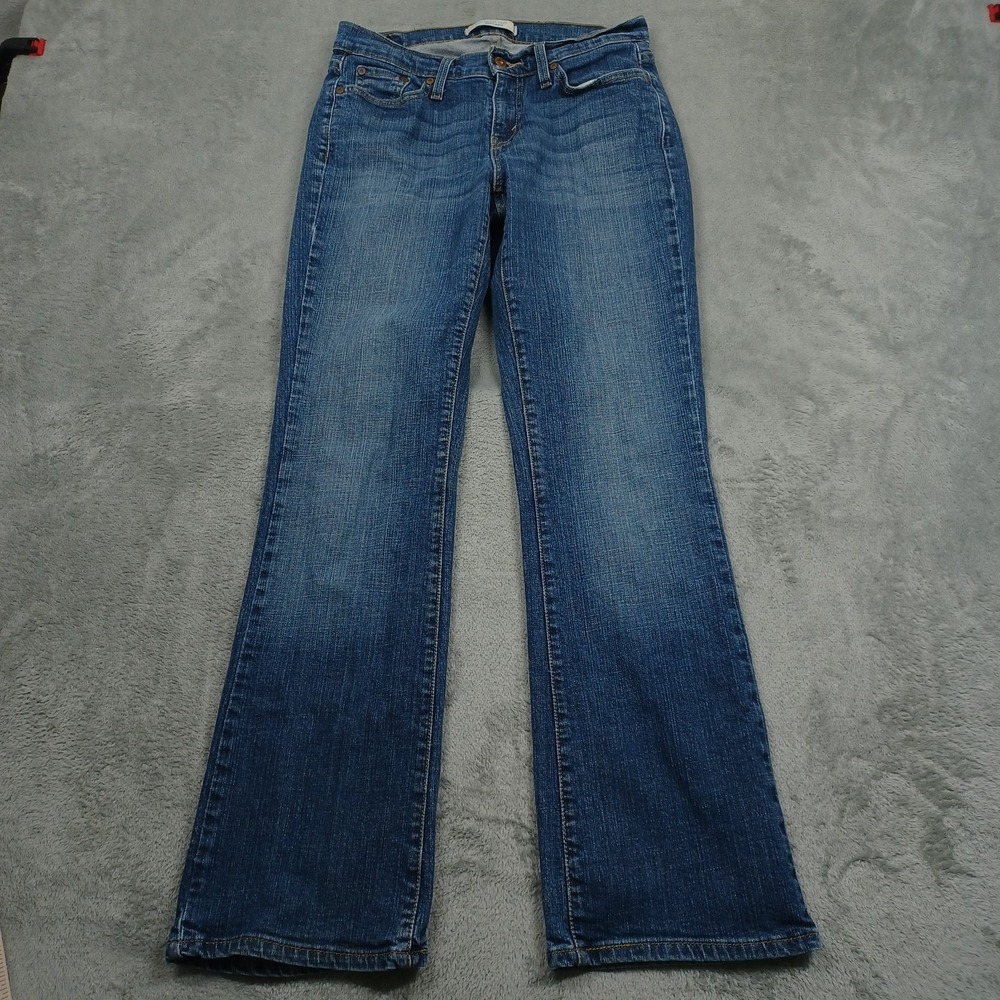 Levis 529 Jeans Womens 8 Blue‎ Denim Curvy Bootcut Y2K Distressed Pockets